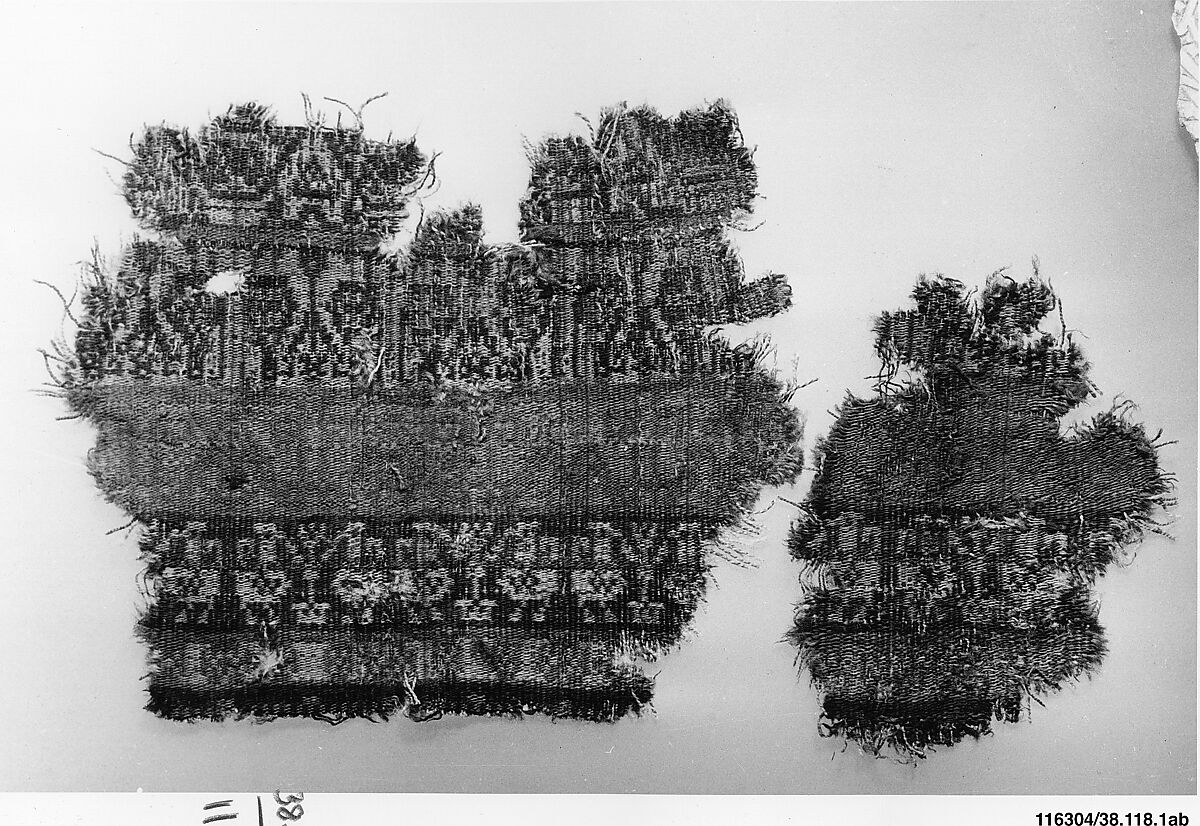 Textile Fragment, Wool; woven