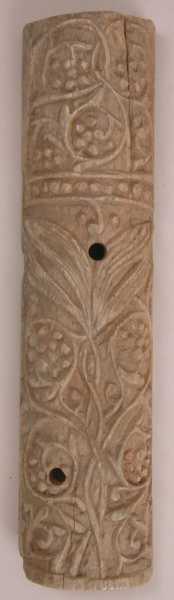 Plaque, Bone; carved 