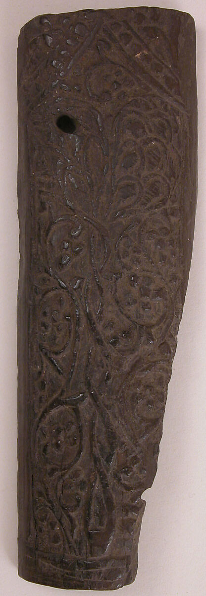 Furniture Plaque, Bone; carved
