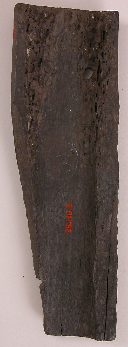Furniture Plaque, Bone; carved