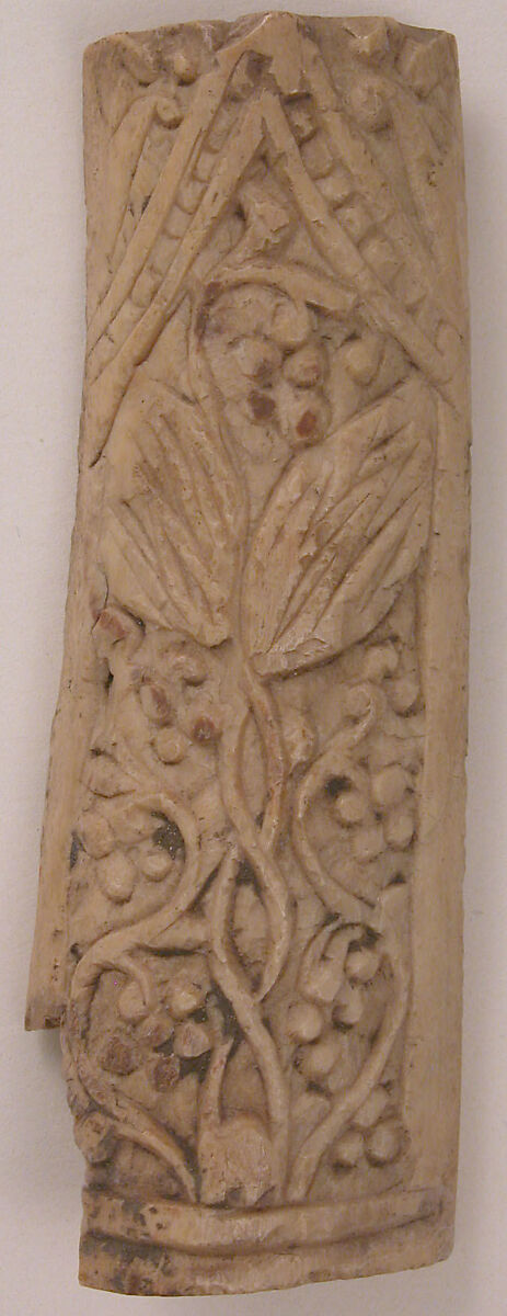 Plaque, Bone; carved 