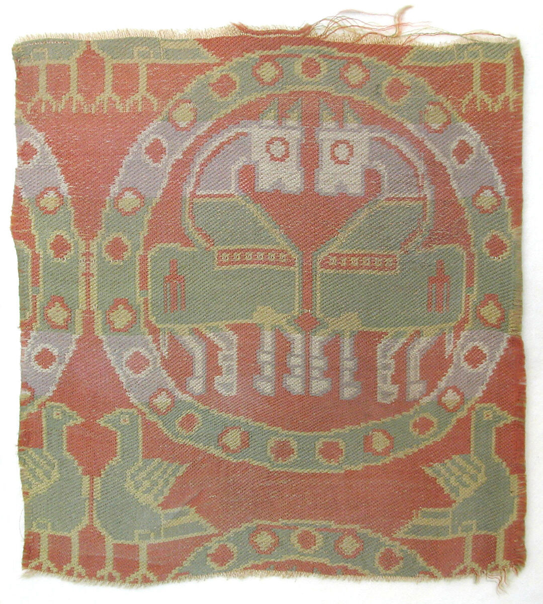 Textile Fragment, Silk; woven 