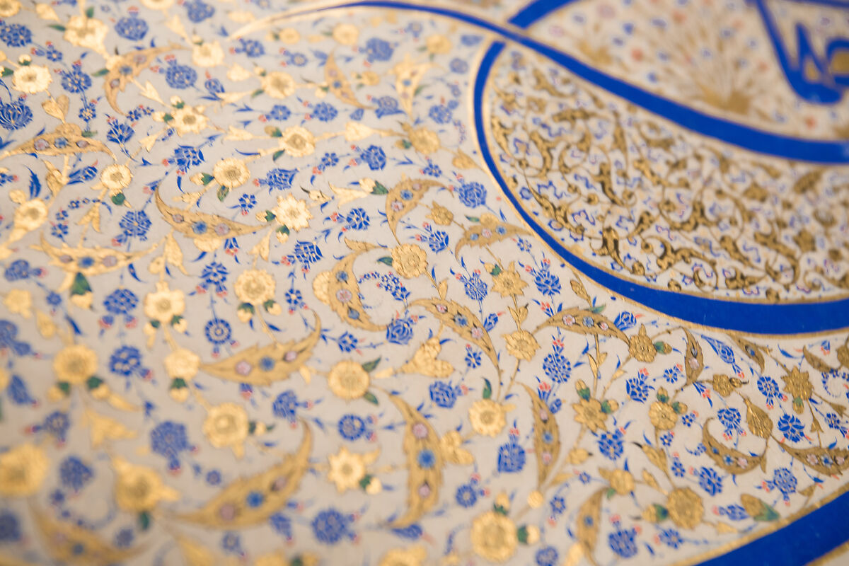 Tughra (Insignia) of Sultan Süleiman the Magnificent (r. 1520–66), Ink, opaque watercolor, and gold on paper