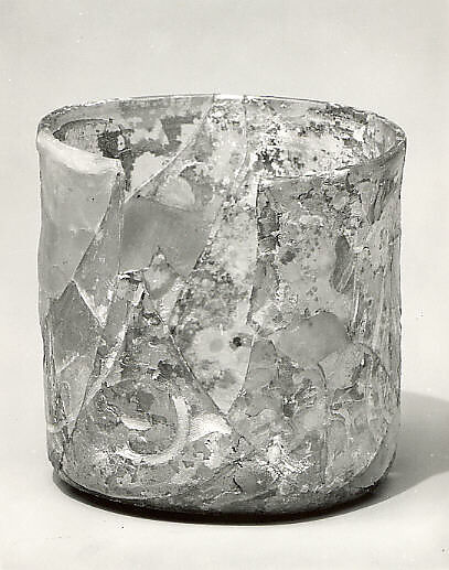 Beaker, Glass; cut 