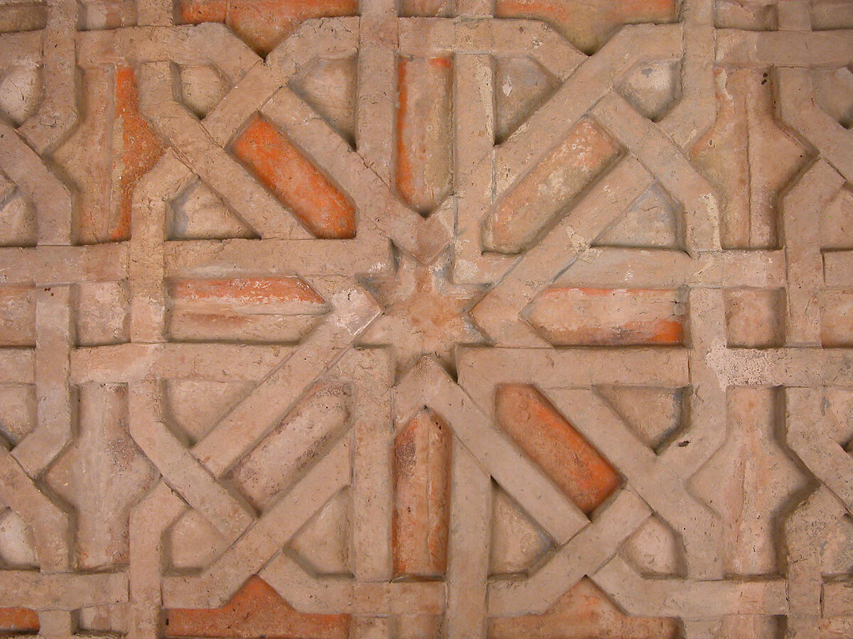 Fragment of a Frieze, Terracotta; carved, painted