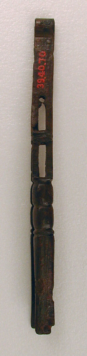 Tweezers, Bronze; cast