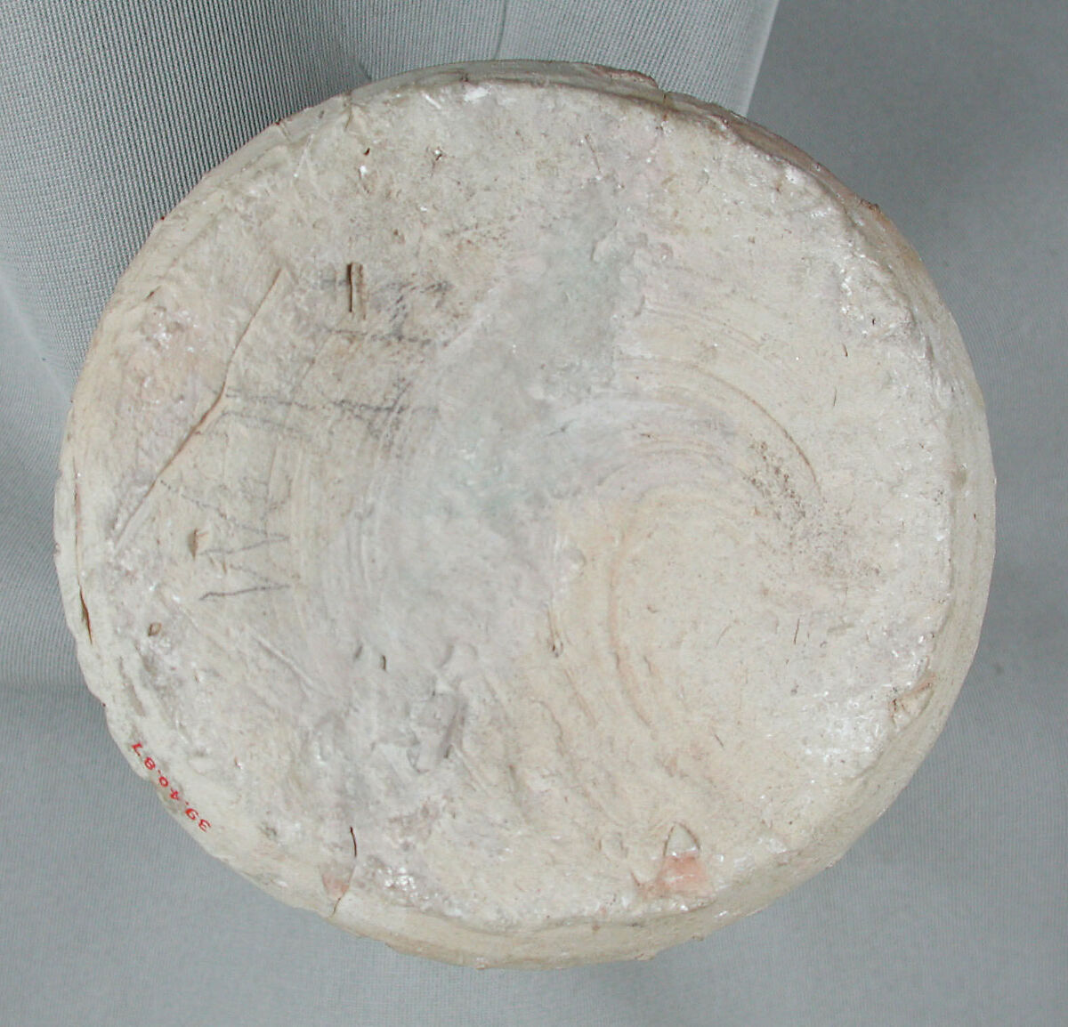 Lantern for a Lamp, Earthenware; carved decoration, unglazed