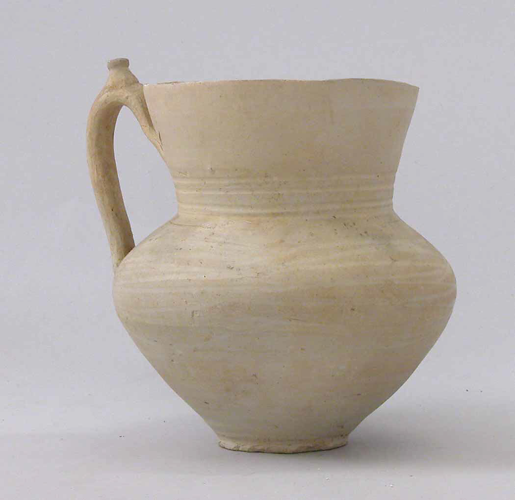 Jar, Earthenware; slip covered and unglazed 