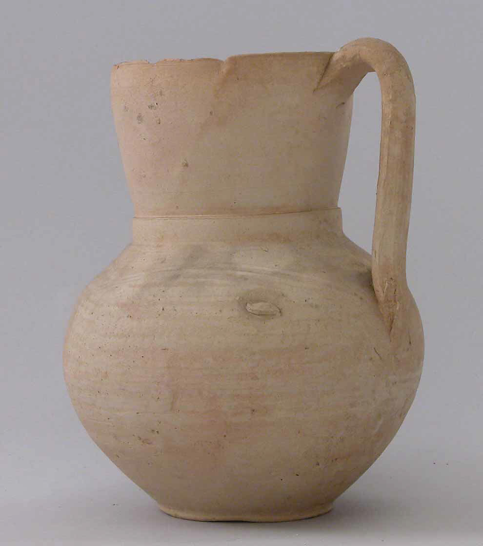 Ewer, Earthenware; unglazed 