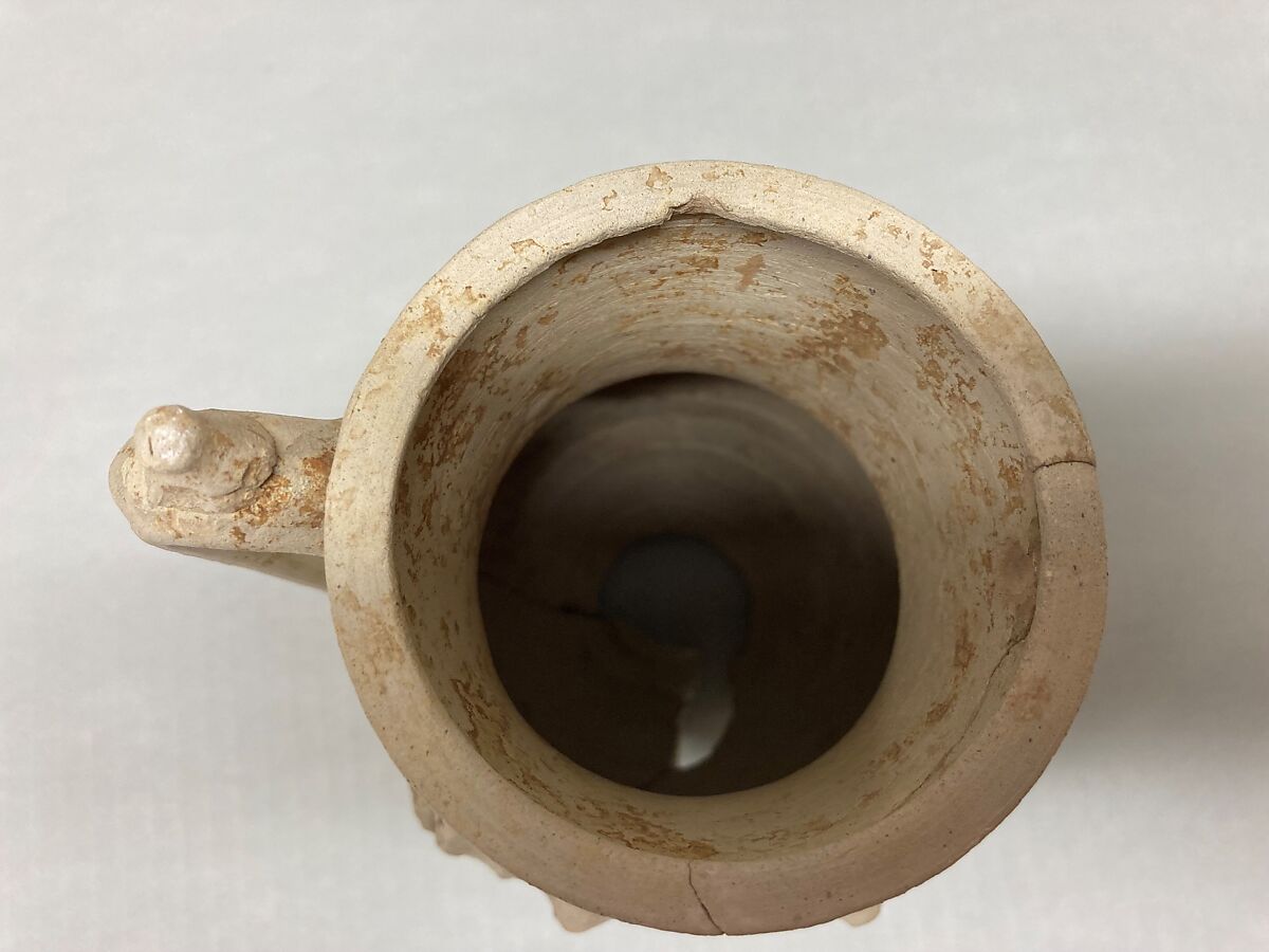 Jar, Earthenware; slip covered and unglazed