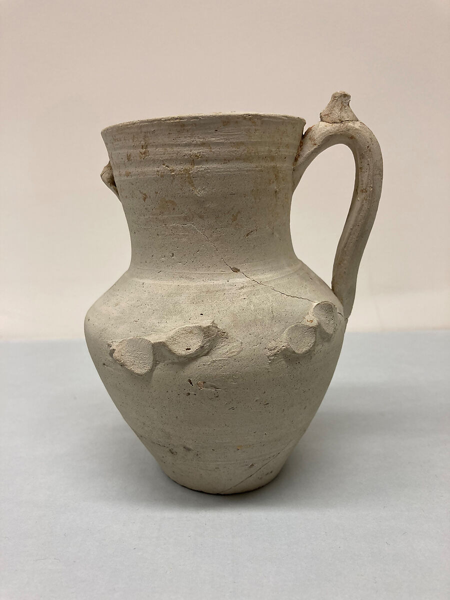 Jar, Earthenware; slip covered and unglazed