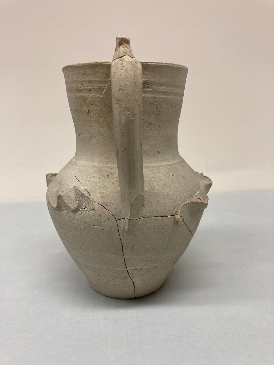 Jar, Earthenware; slip covered and unglazed