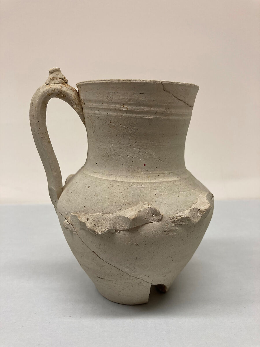 Jar, Earthenware; slip covered and unglazed