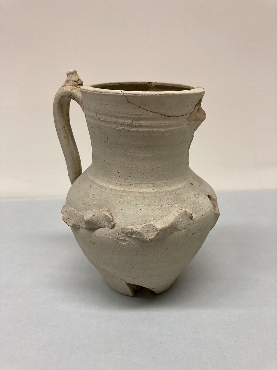 Jar, Earthenware; slip covered and unglazed