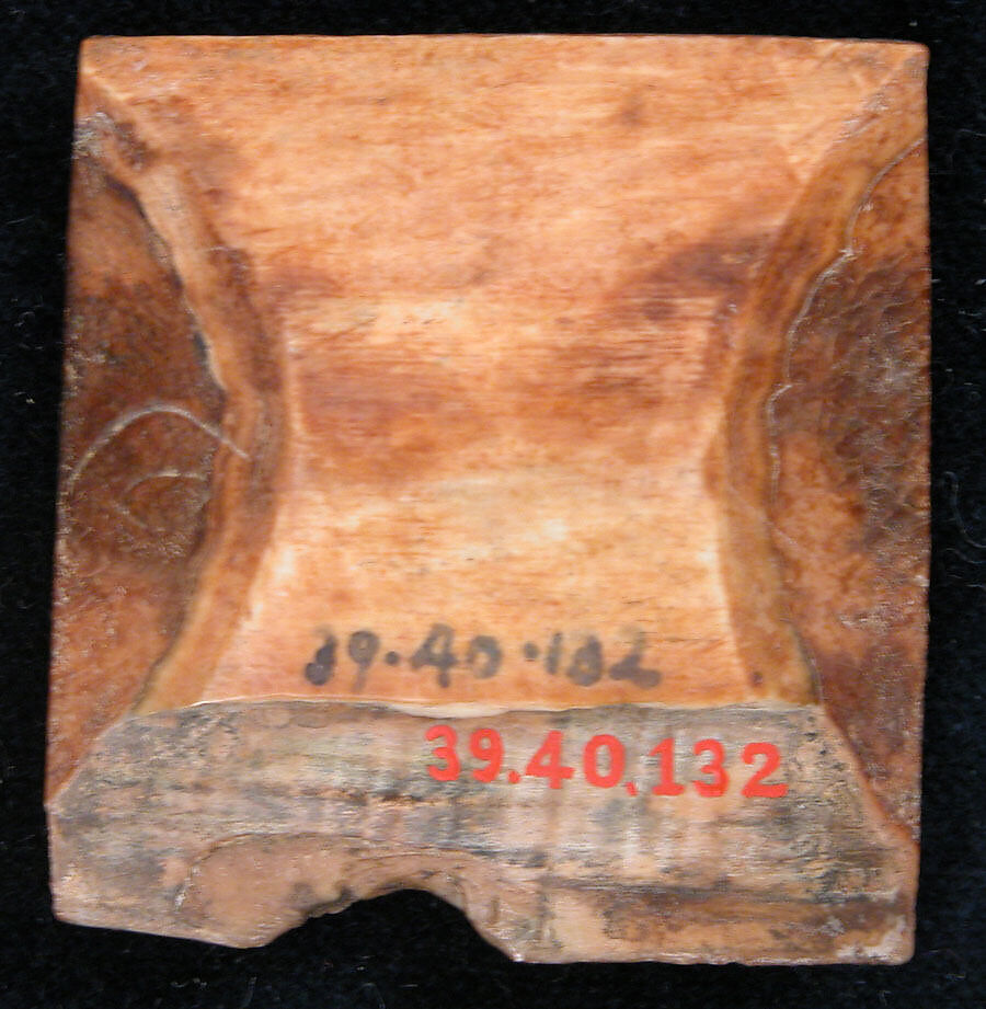 Palette, Ivory; carved and incised