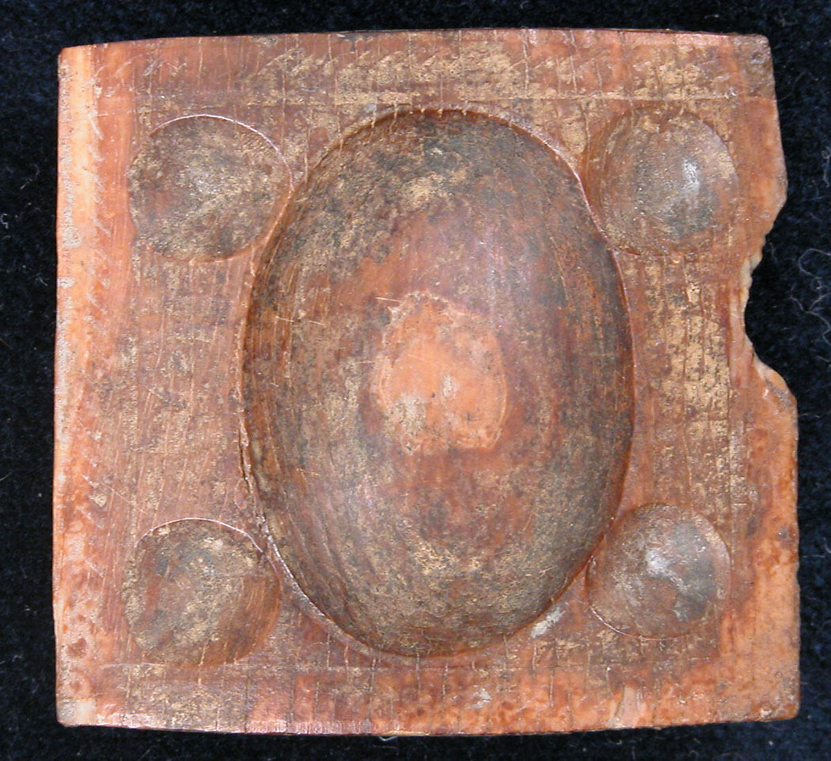 Palette, Ivory; carved and incised 