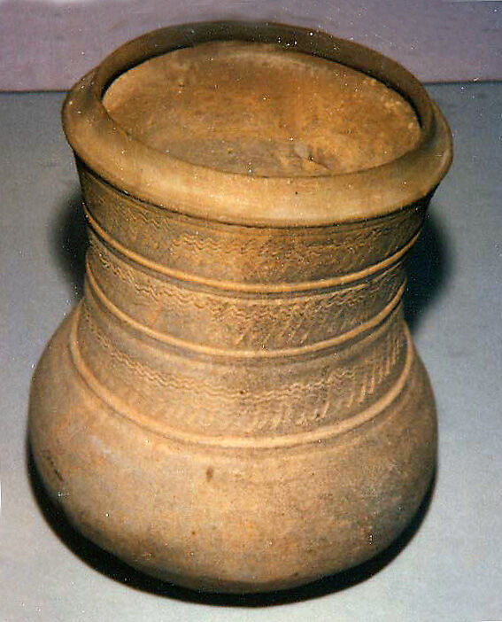 Bell-Shaped Jar, High-fired pottery (proto-porcelain), Korea 