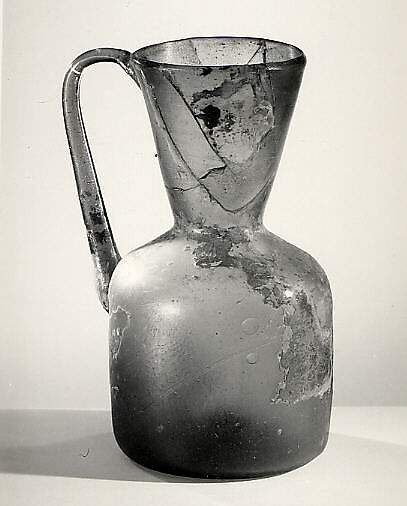 Ewer, Glass; free blown 