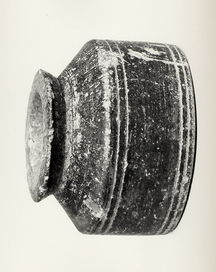 Pot, Stone; carved