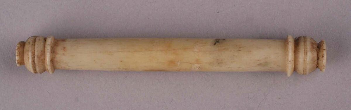 Bobbin, Bone; carved and incised 