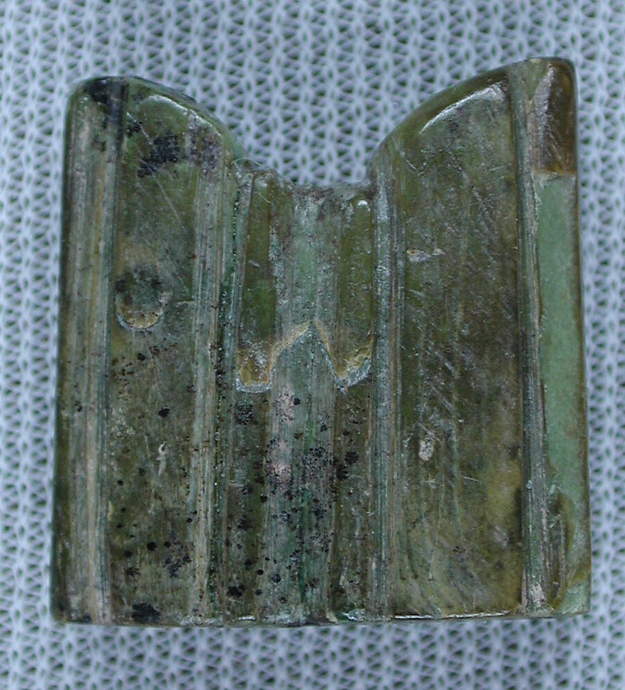 Chess Piece, Rook, Ivory; carved, painted