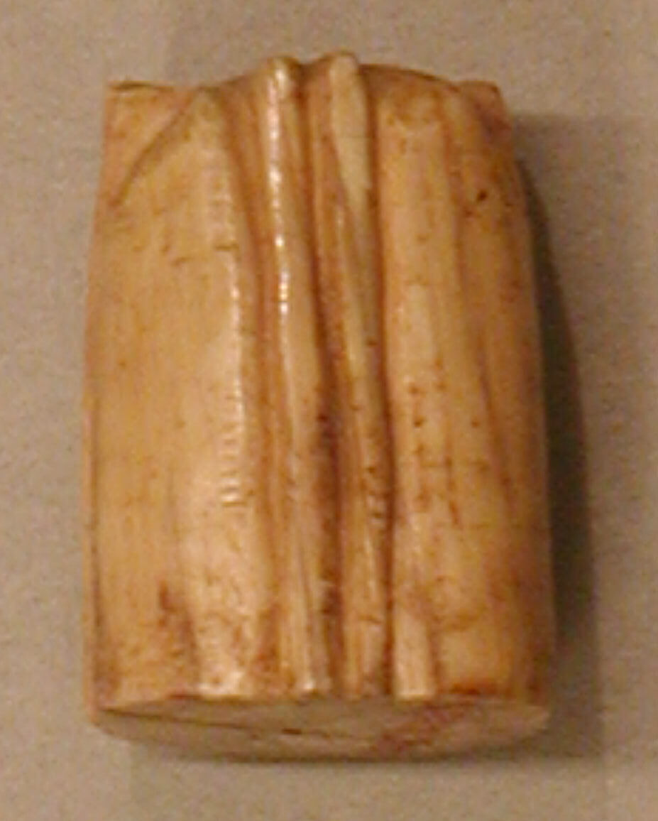 Chess Piece, King, Ivory; carved