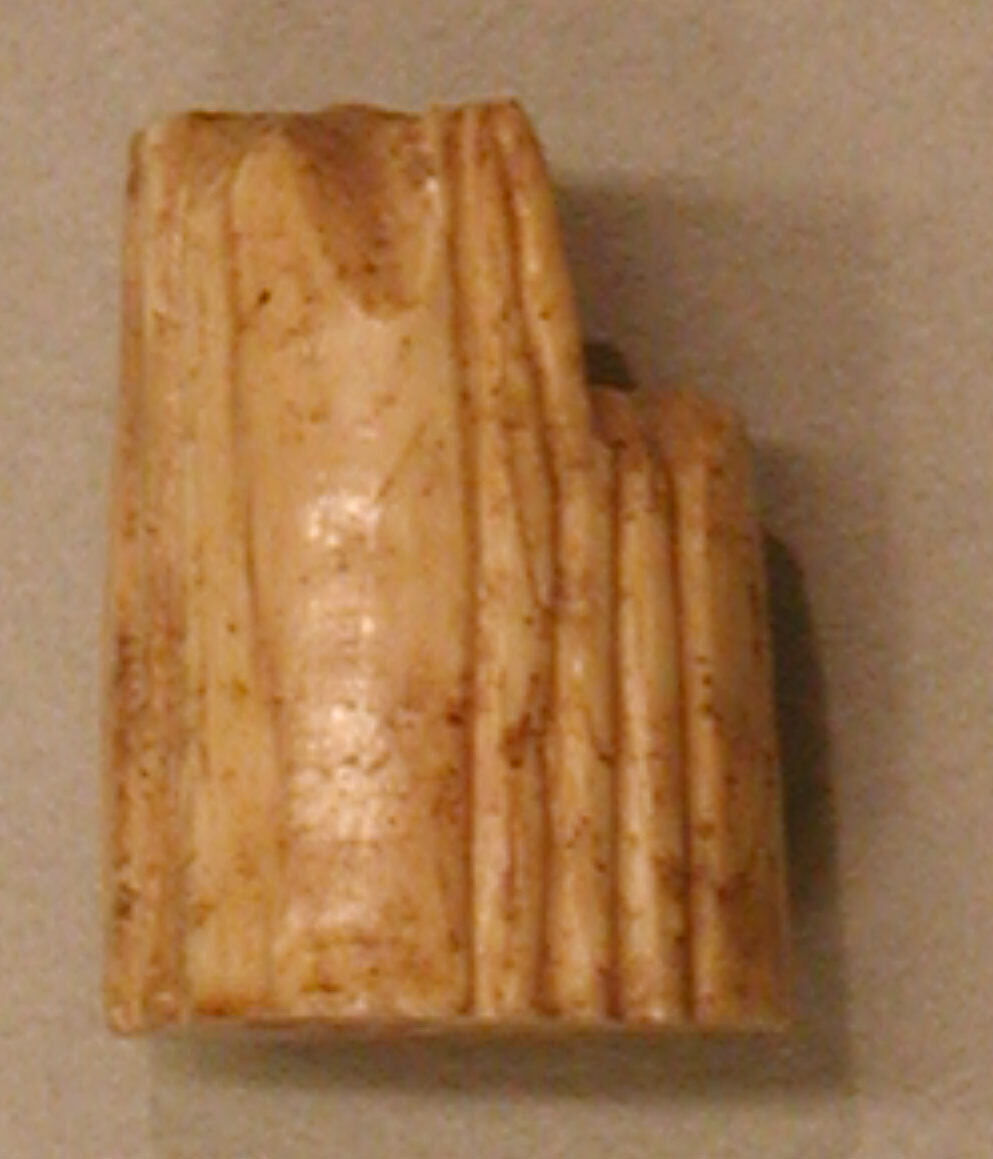 Chess Piece, King, Ivory; carved