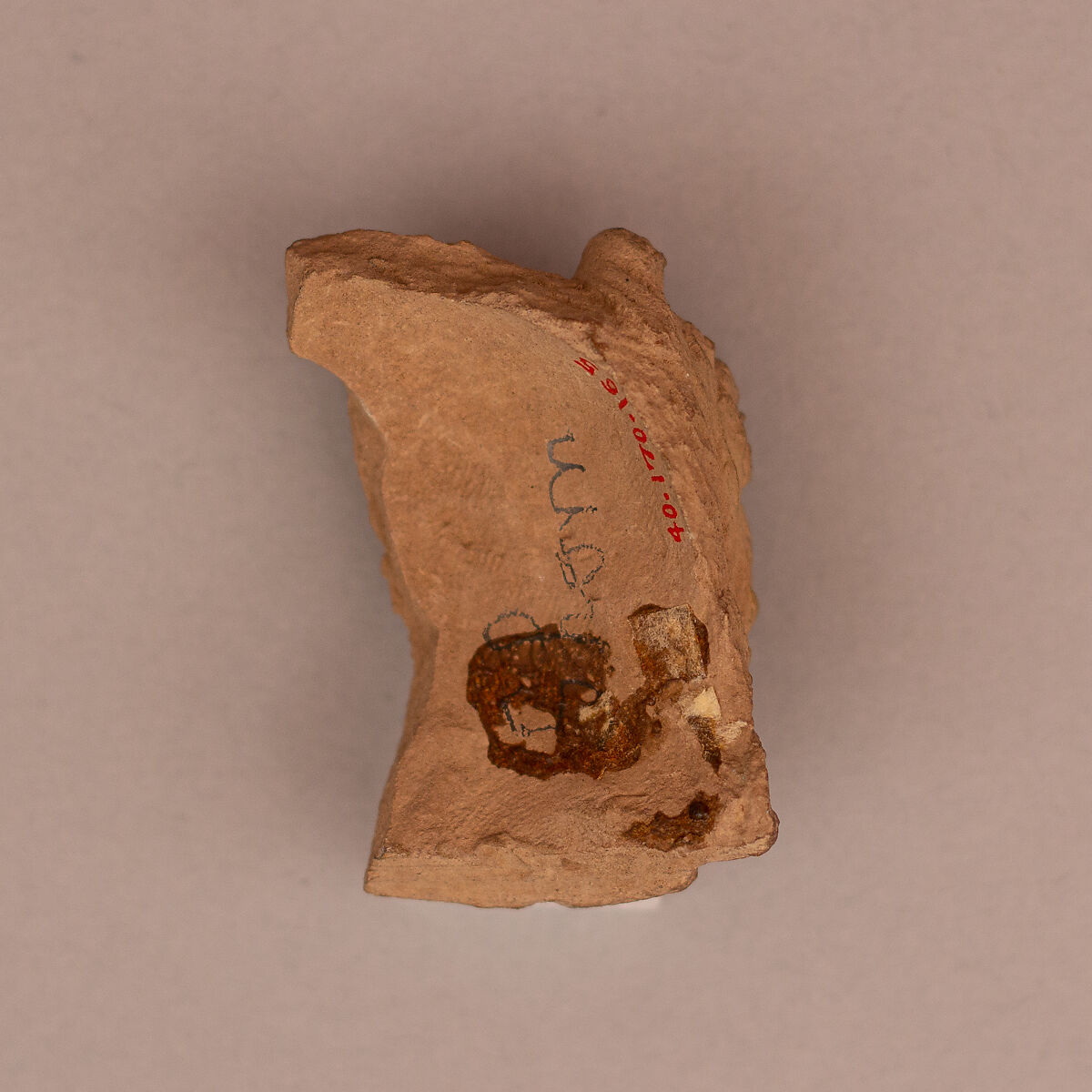 Sculpture, Earthenware; molded decoration, unglazed