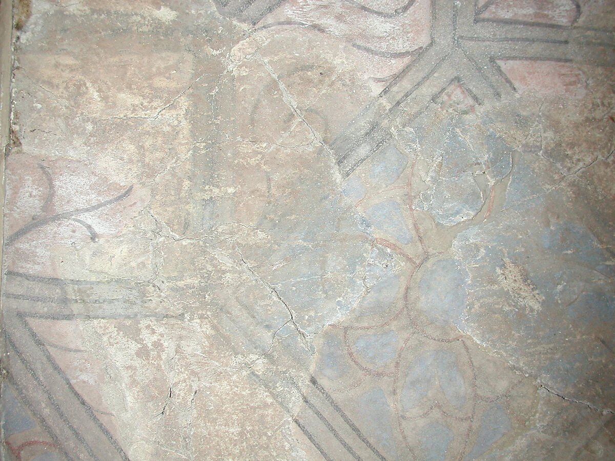 Wall Painting, Stucco; painted