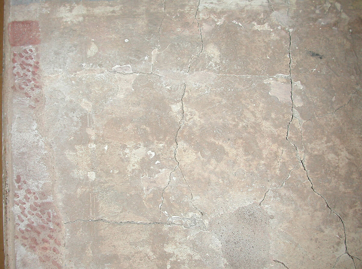 Wall Painting, Stucco; painted