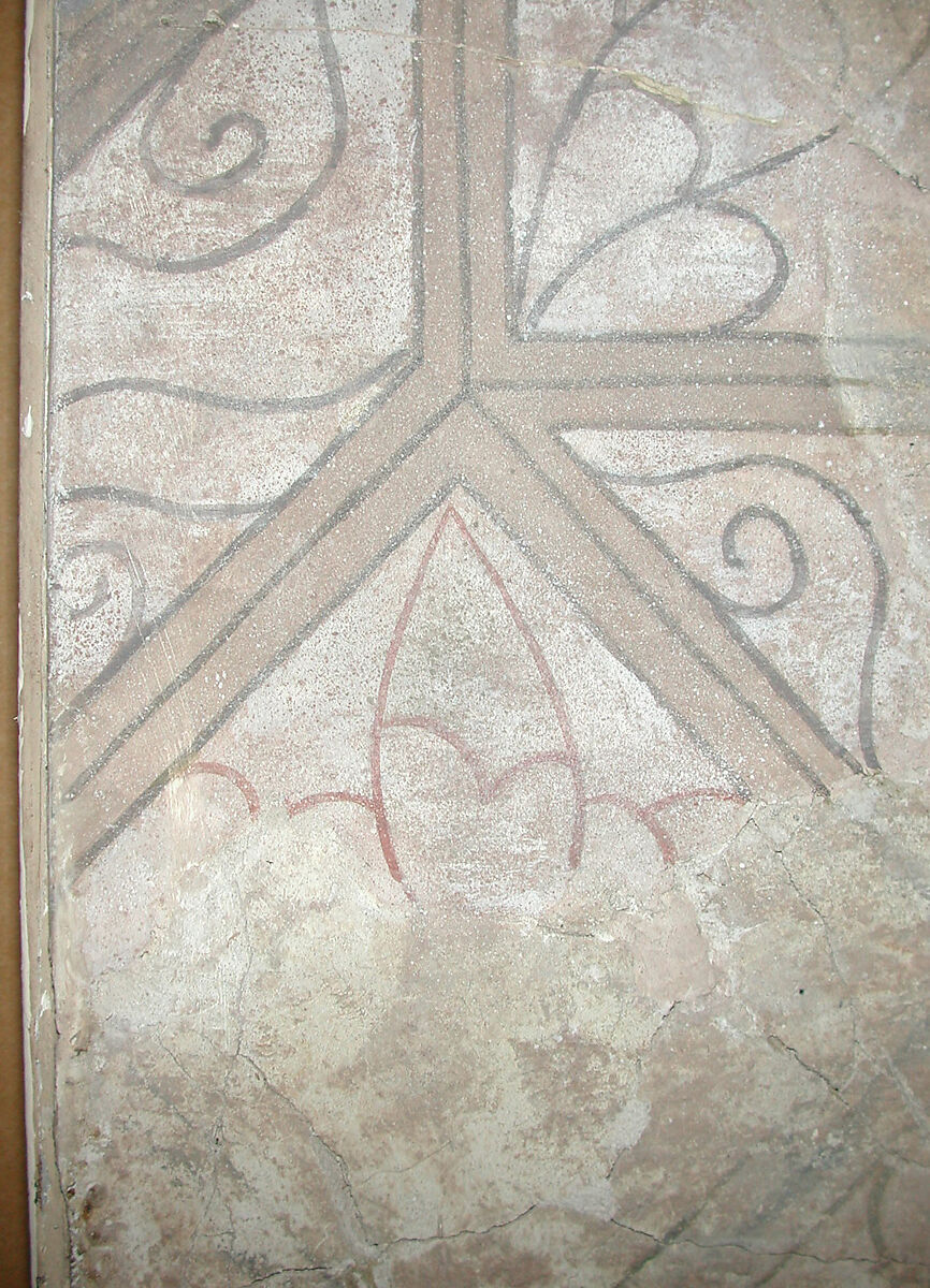 Wall Painting, Stucco; painted