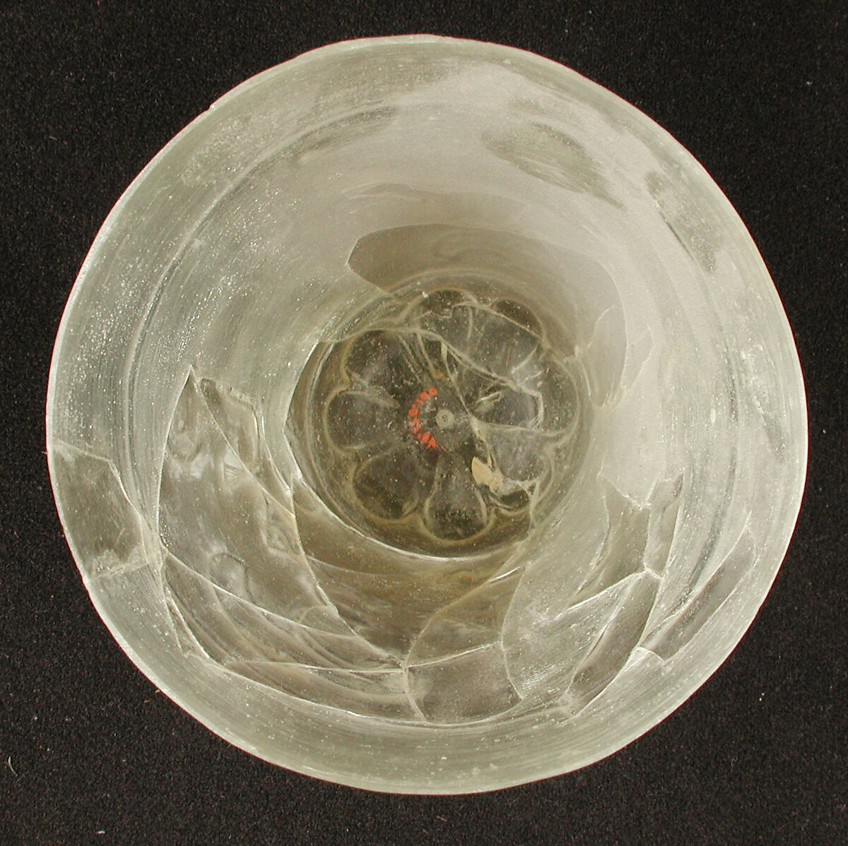 Beaker, Glass; cut