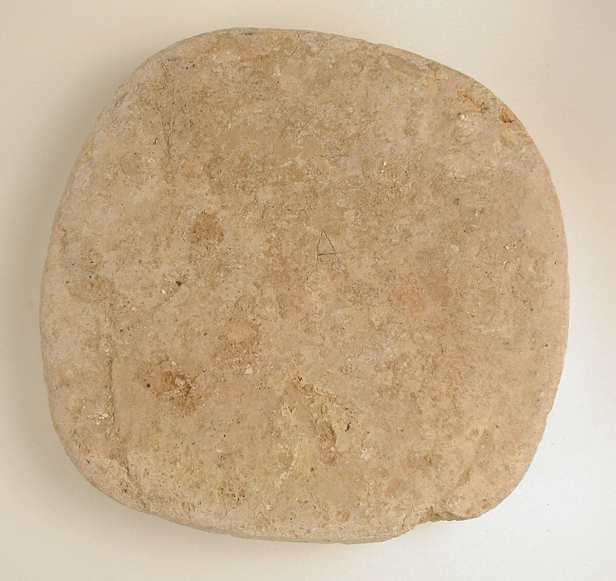 Divided Serving Dish, Earthenware; incised decoration, unglazed