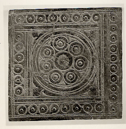 Panel from a Box (?), Stone; carved