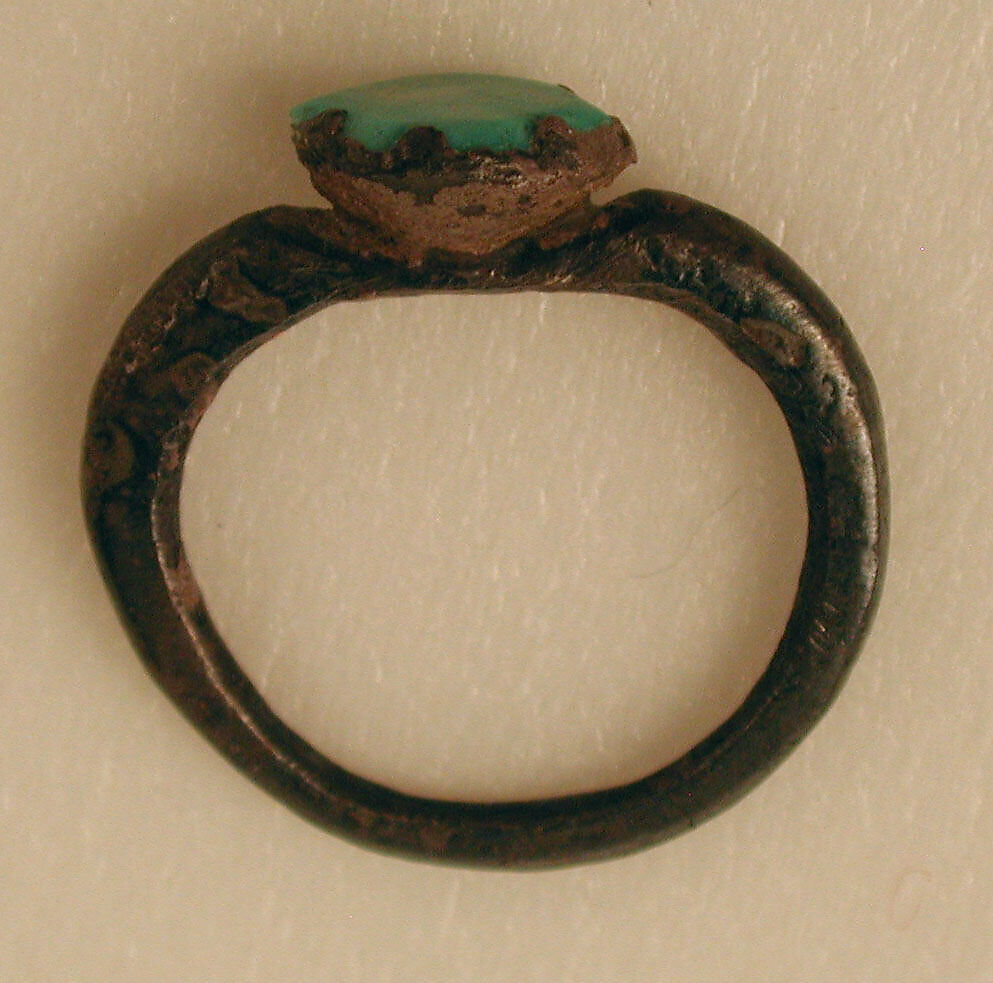 Ring, Silver, turquoise 