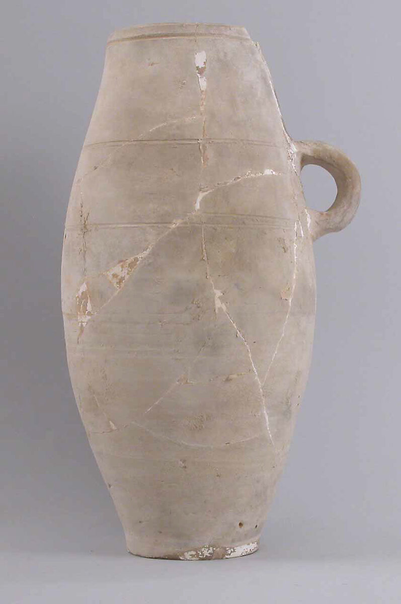 Jar, Earthenware; slip covered and unglazed 