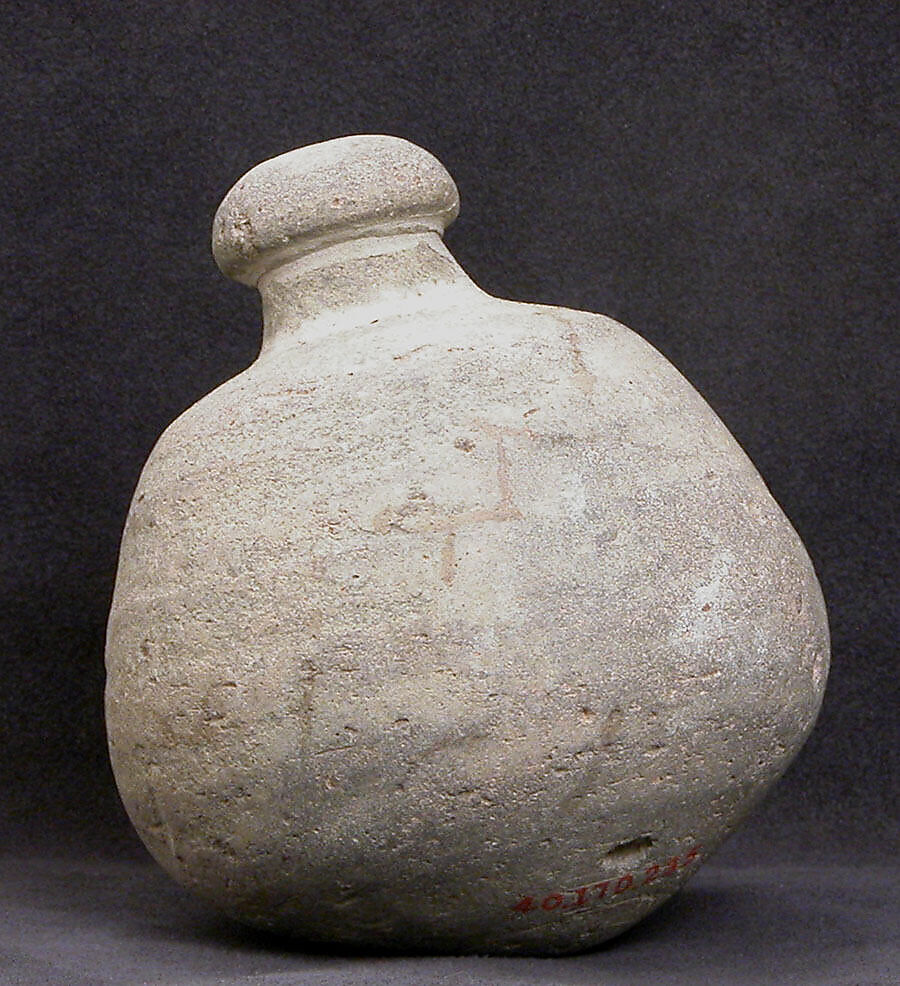 Spheroconical Vessel, Earthenware; unglazed 