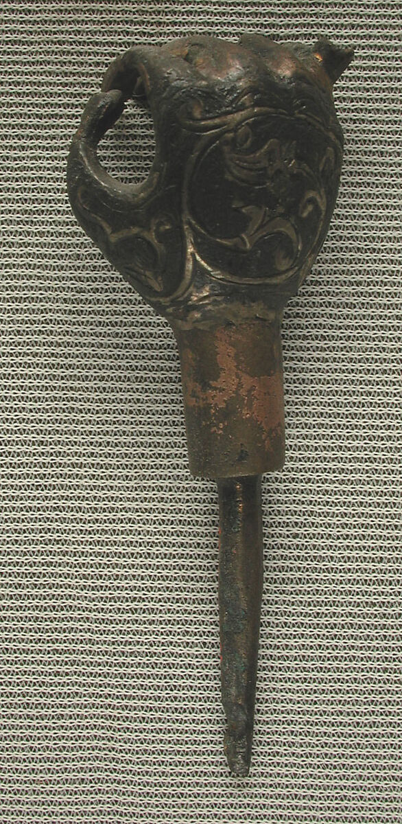 Hand with Niello Decoration, Bronze, silver, niello; gilded, inlaid