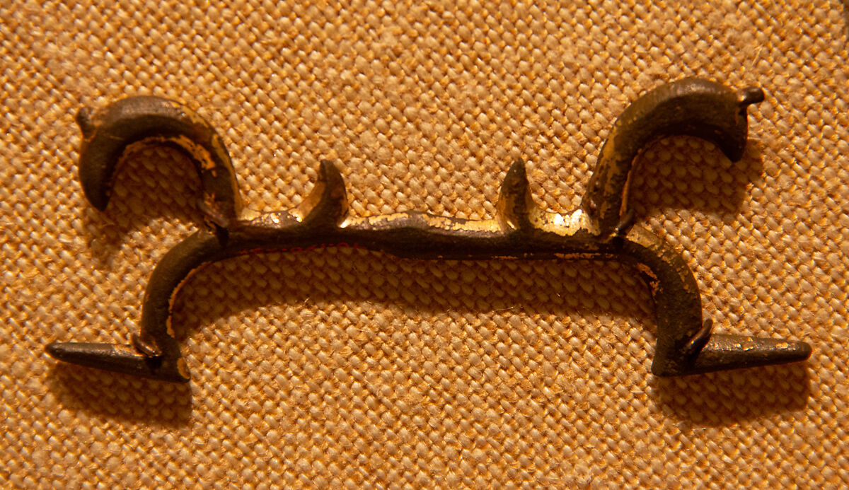 Mirror Handle, Bronze; cast, gilded