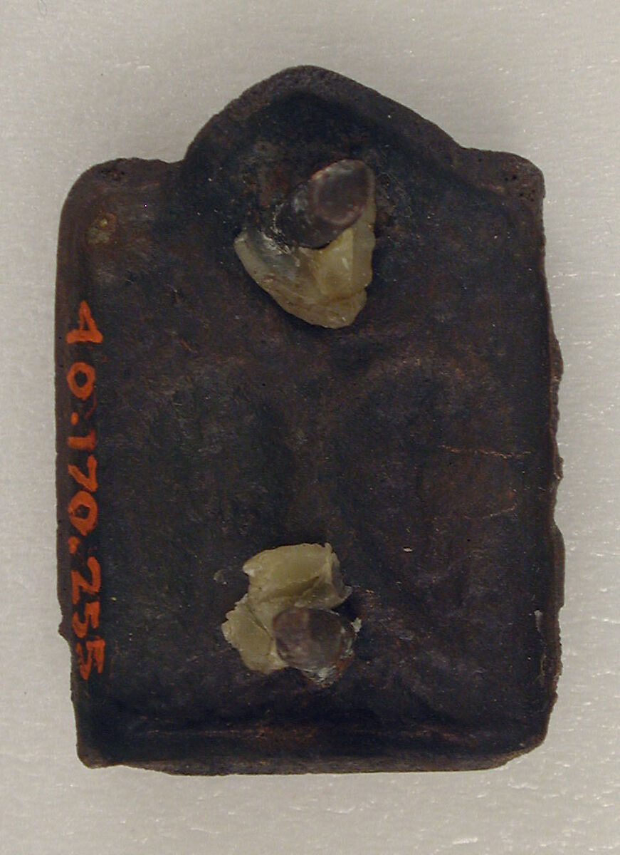 Belt Fitting, Bronze; cast, gilded