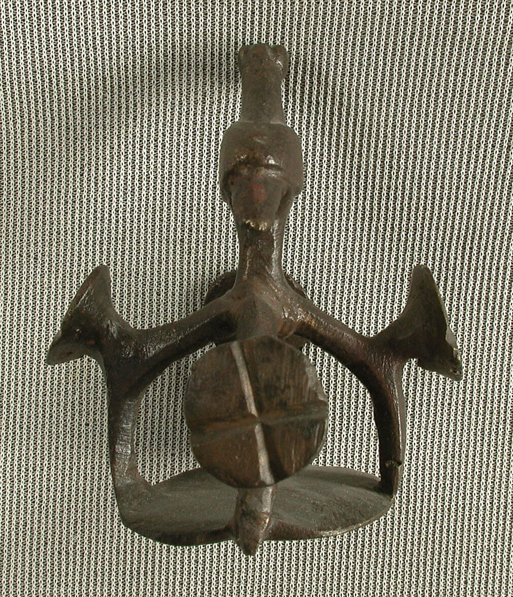 Two Bird Finials and a Bird Pin, Bronze; cast