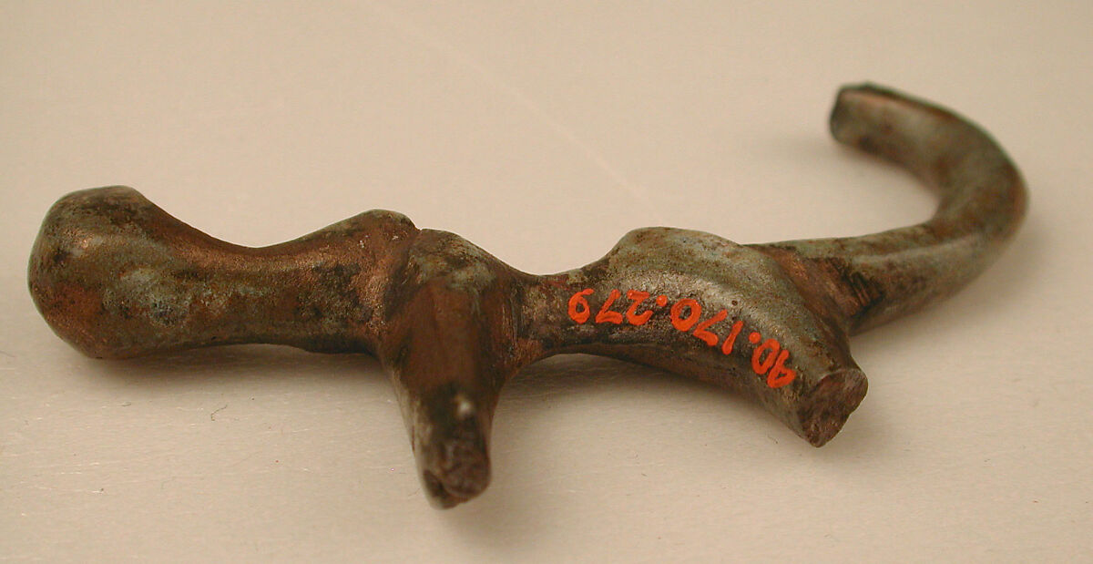 Hook, Bronze; cast