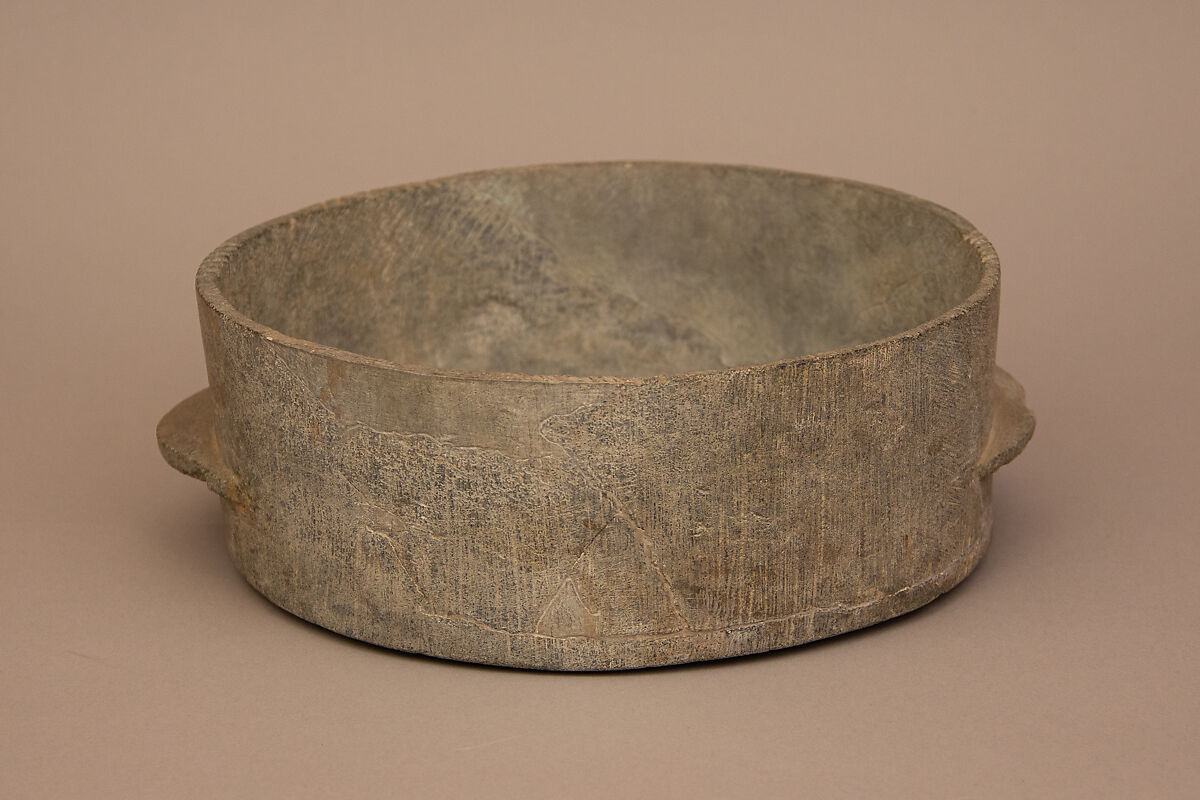 Vessel, Stone; carved and incised 