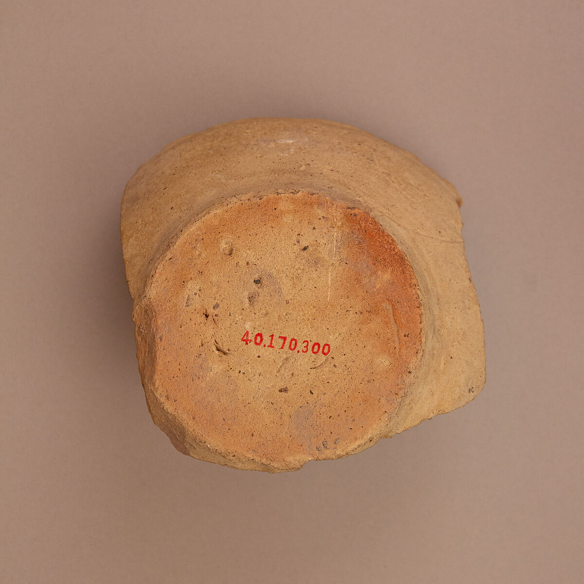 Mold, Earthenware; incised