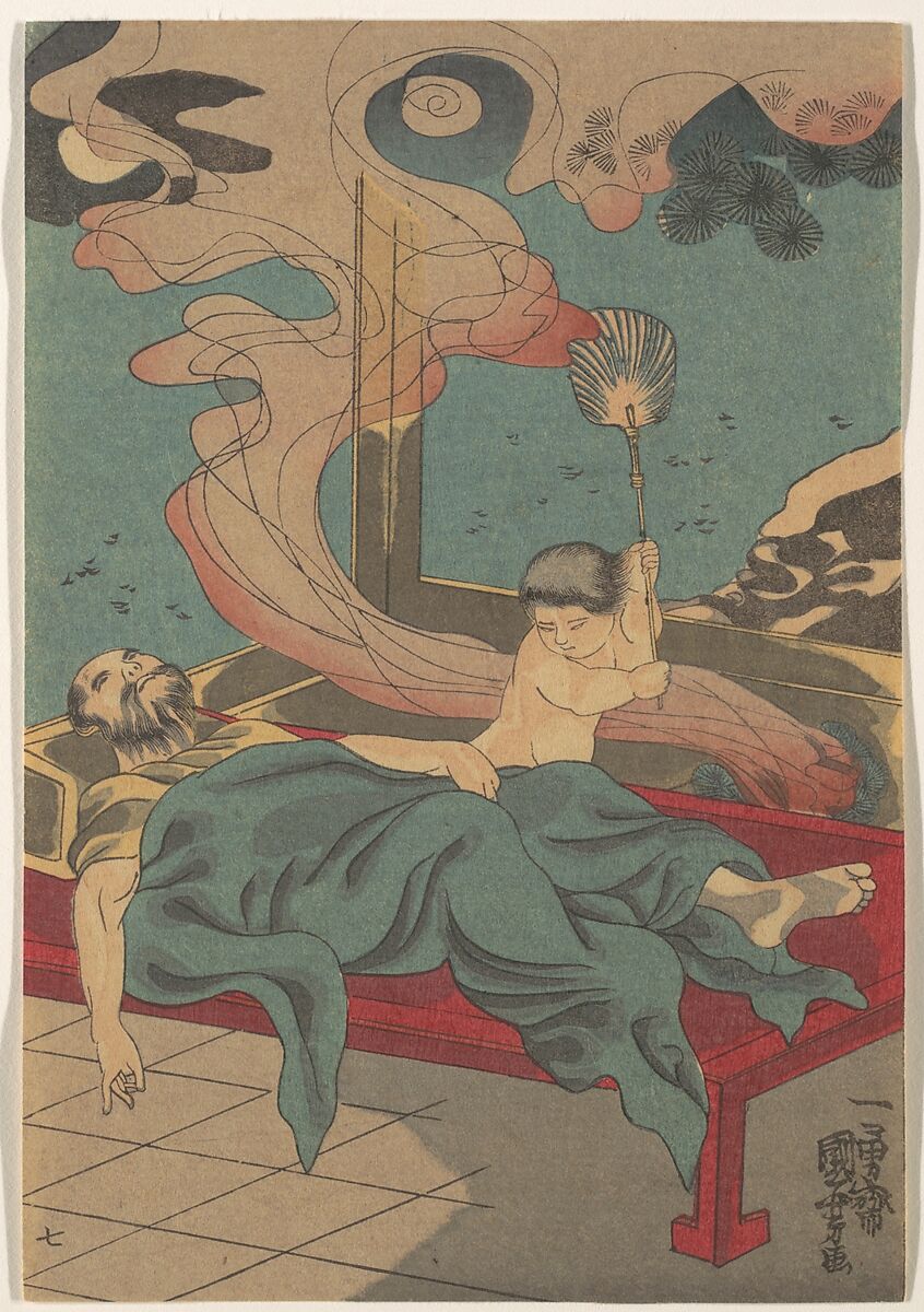 Paragons of Filial Piety (from a set of twenty-four), Utagawa Kuniyoshi (Japanese, 1797–1861), Woodblock print; ink and color on paper, Japan