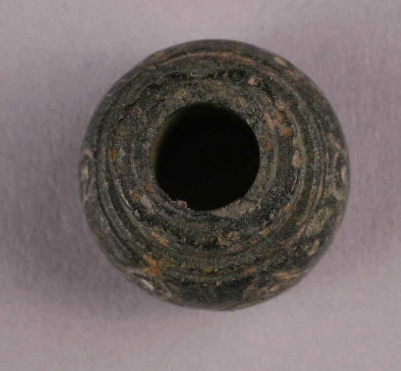 Button or Bead or Spindle Whorl, Stone; incised 