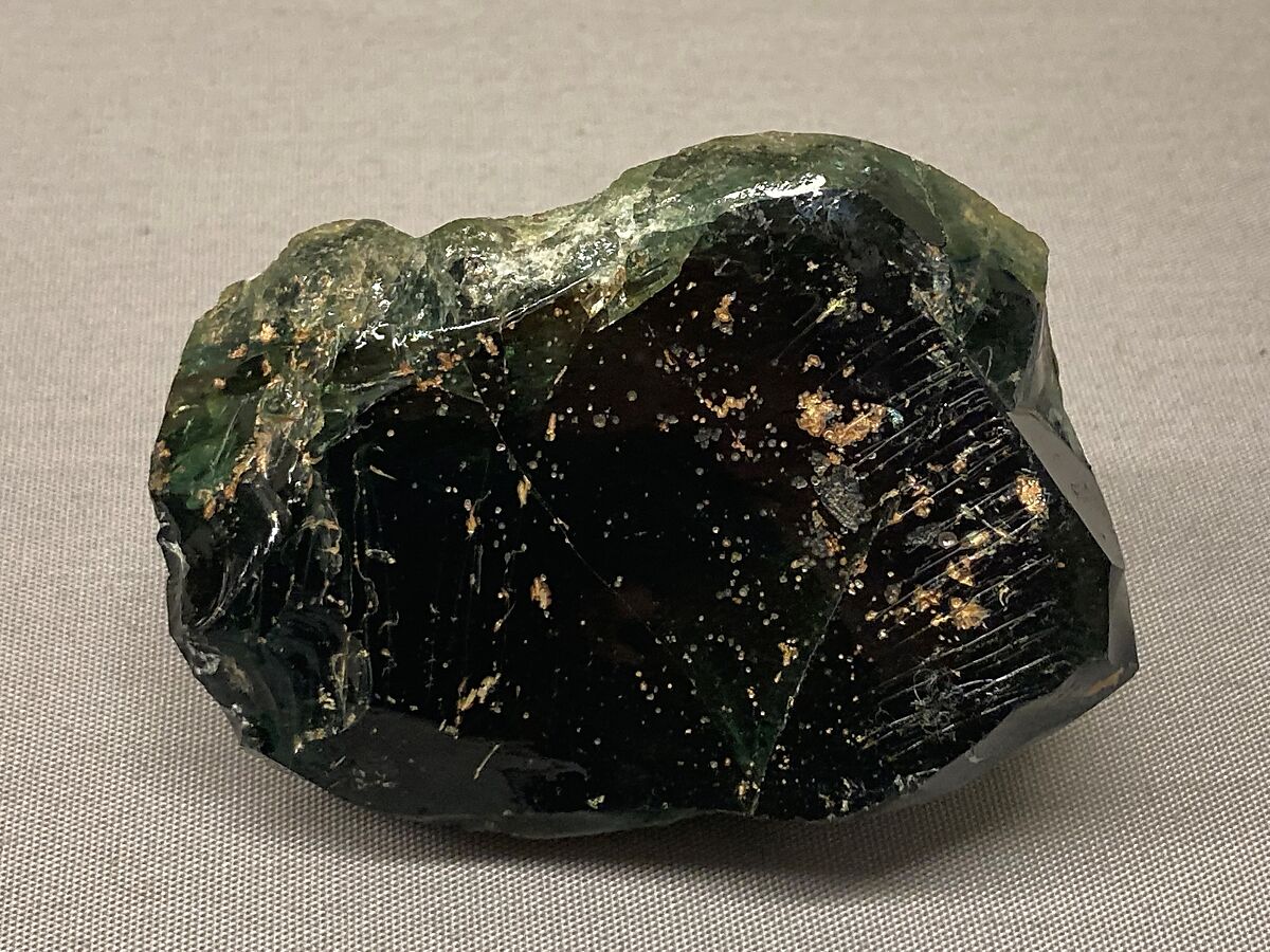 Fragment of Ingot, Glass, greenish 