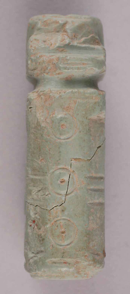 Pendant, Stone; carved, incised, and pierced