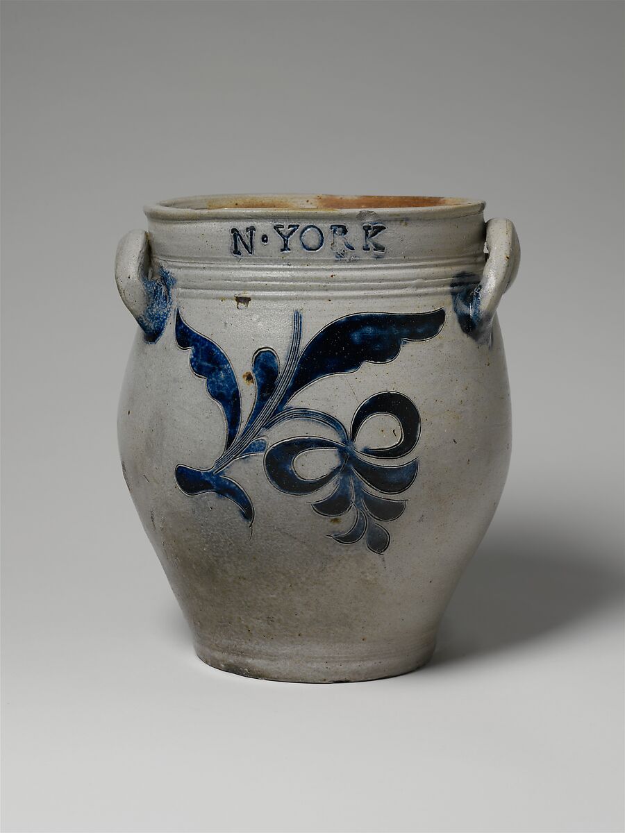 Jar, Thomas W. Commeraw (active 1796–1819) or, Stoneware, American