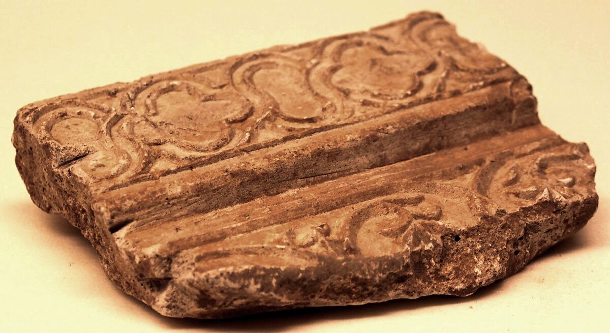 Fragment of a Window, Plaster; molded